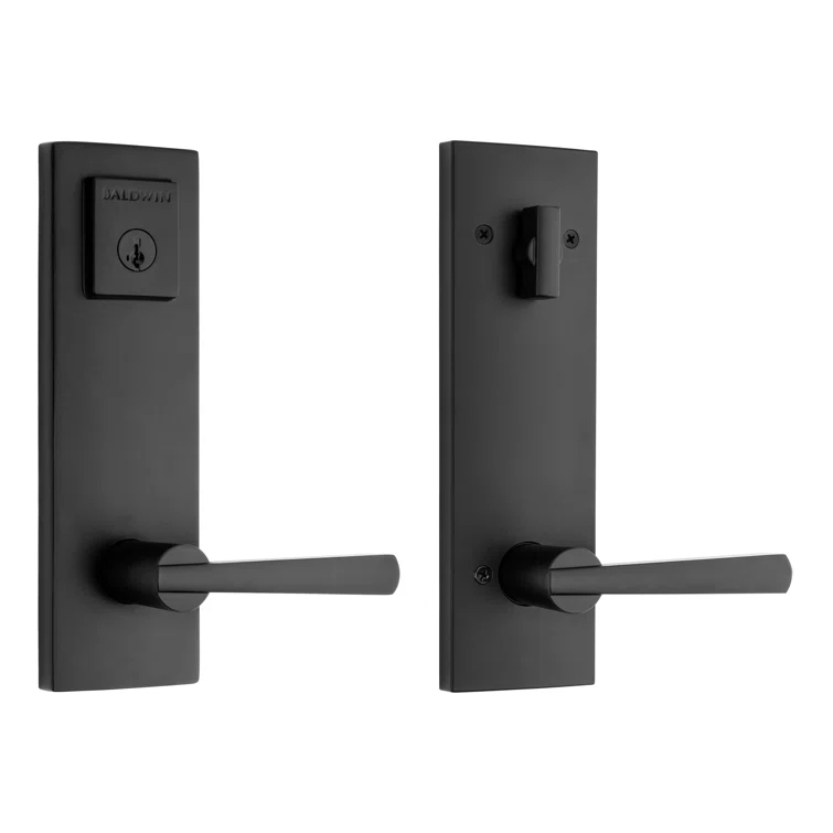 Spyglass Handleset with Deadbolt and Door Lever