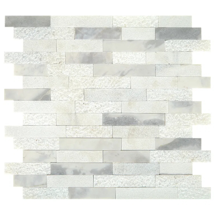 Minute Mosaix Marble Linear Mosaic Wall Tile