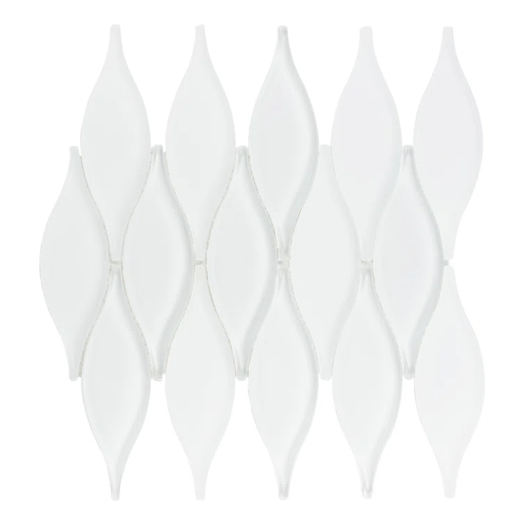 Zeille Glass and Metal Arabesque Mosaic Kitchen Backsplash, Bathroom, Shower, Wall and Floor Tile