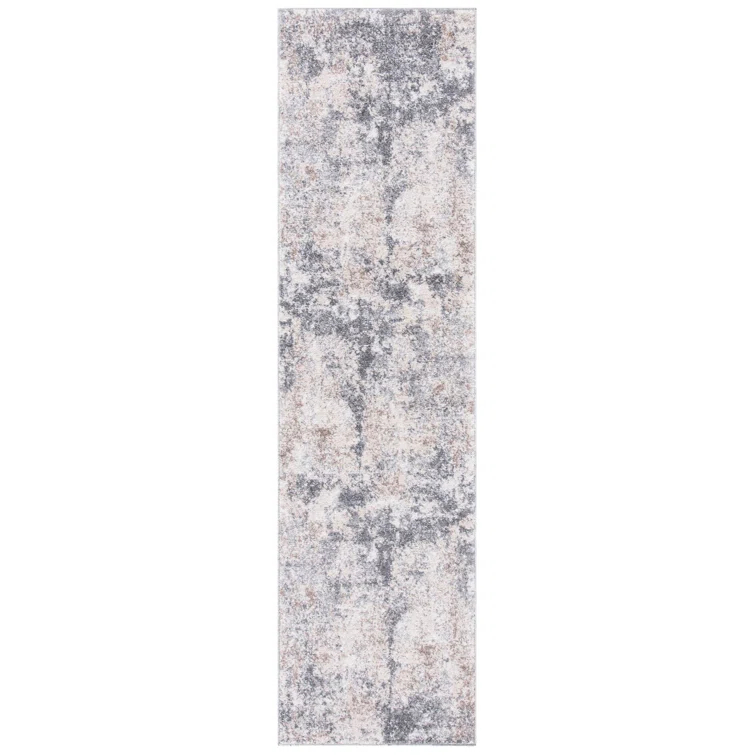 Hassell Abstract Light Gray/Gray Area Rug