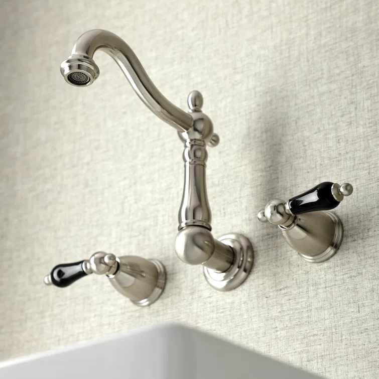 Kingston Brass Duchess Two-Handle Wall Mount Bathroom Faucet