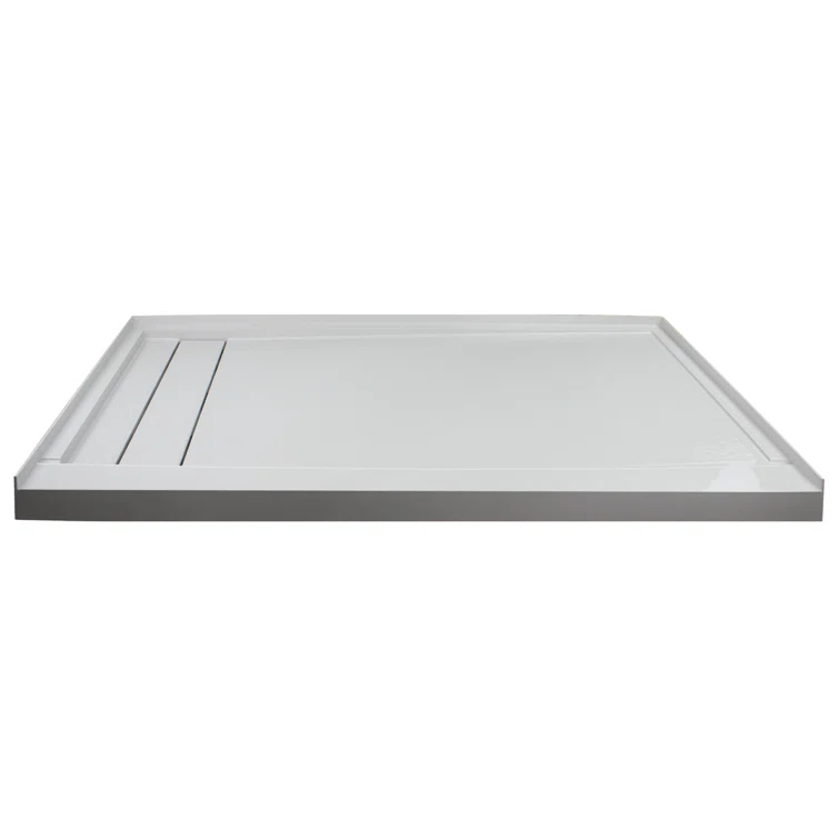 Transolid FLU6032L-39 60'' W 32'' D Rectangular Single Shower Base