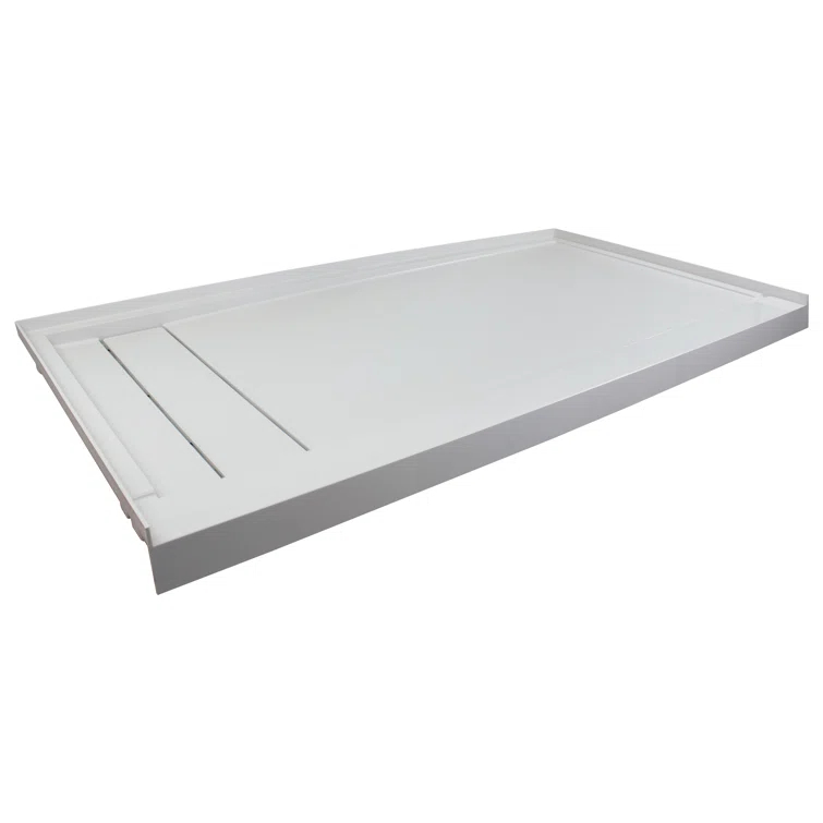 Transolid FLU6032L-39 60'' W 32'' D Rectangular Single Shower Base