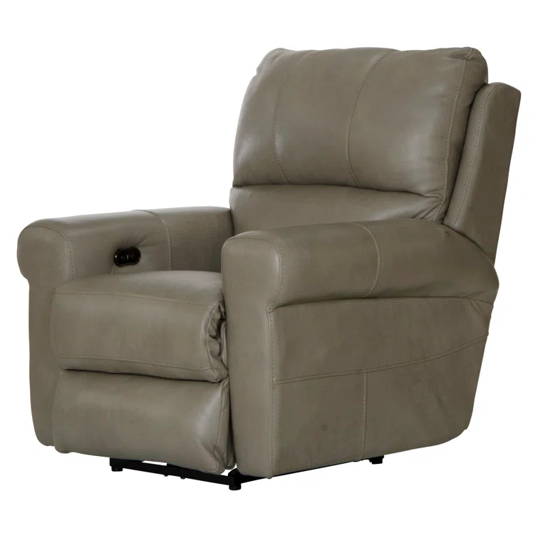 Nicey Italian Leather Match Power Recliner