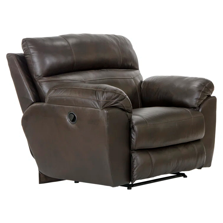 Alonii 45" Wide Leather Match Standard Recliner