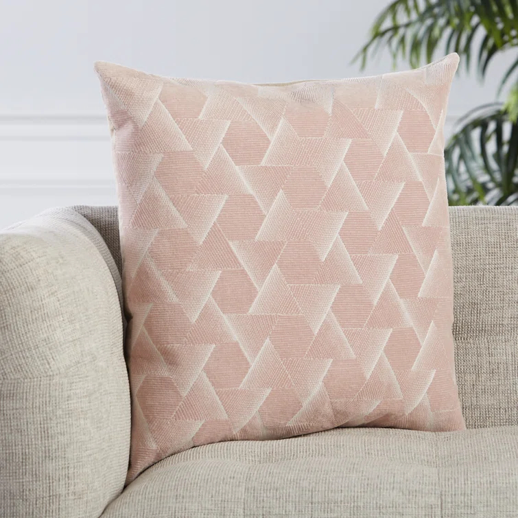 Gretchen Geometric Cotton Throw Pillow