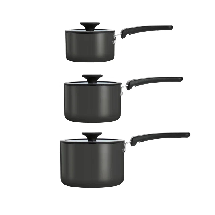 Tramontina Aluminum Non Stick Sauce Pan 6 Pc Nesting Set