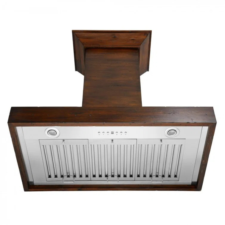 ZLINE ZLINE 30 in. Convertible Vent Wooden Wall Mount Range Hood in Antigua & Walnut KBRR-30