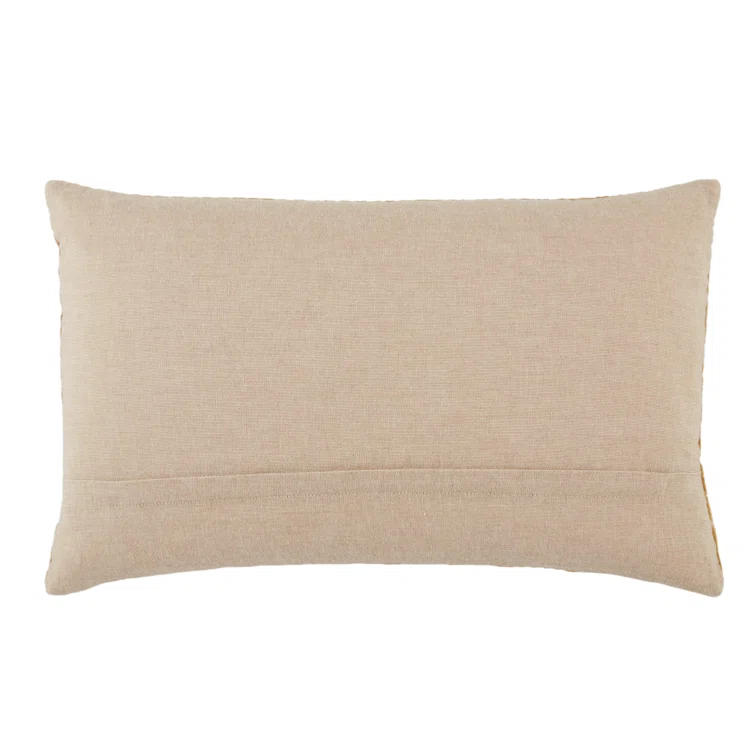 Ryans Embroidered Cotton Lumbar Throw Pillow