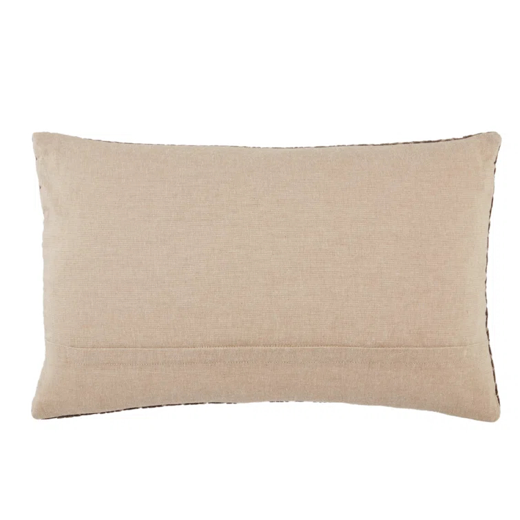 Ryans Embroidered Cotton Lumbar Throw Pillow