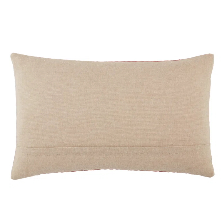 Ryans Embroidered Cotton Lumbar Throw Pillow