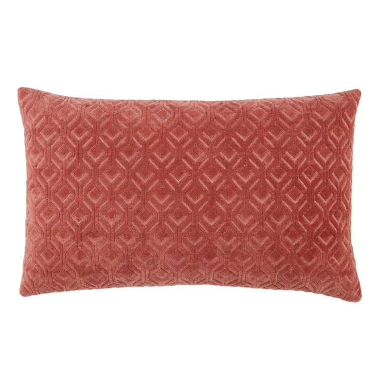 Ryans Embroidered Cotton Lumbar Throw Pillow