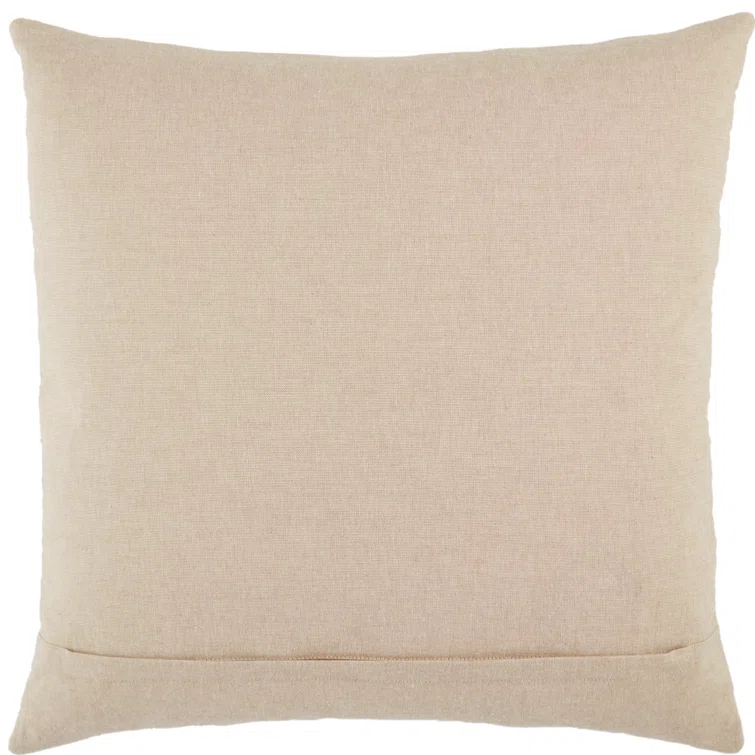Gretchen Embroidered Cotton Throw Pillow