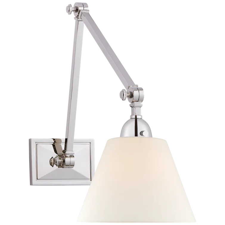 Jane 10.5'' Polished Nickel Dimmable Swing Arm Wall Light