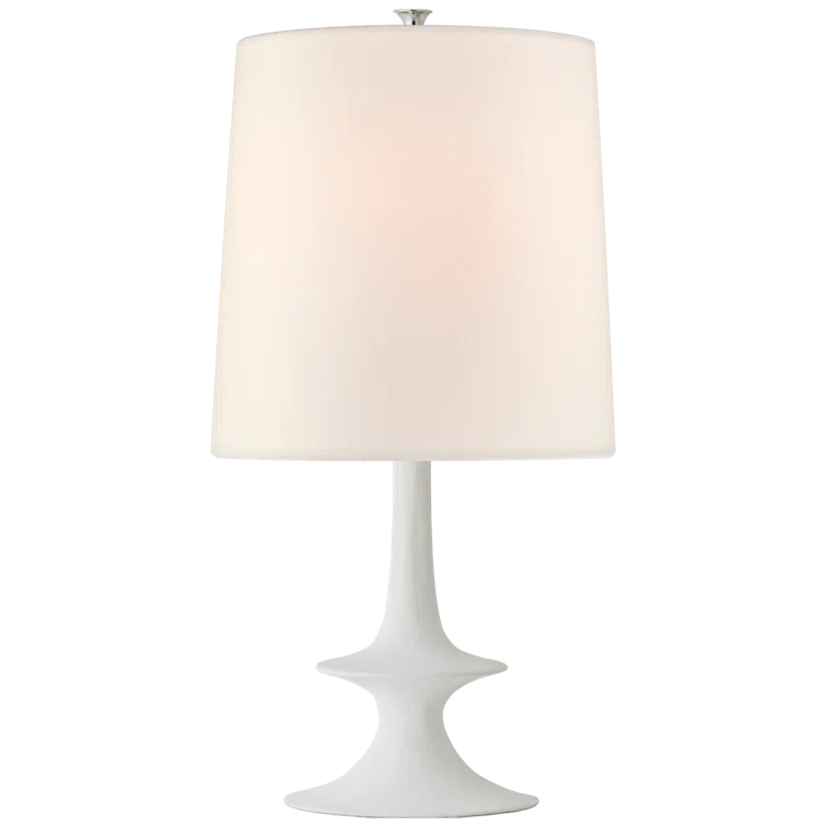 Edison Inspired Outdoor Table Lamp in Plaster White