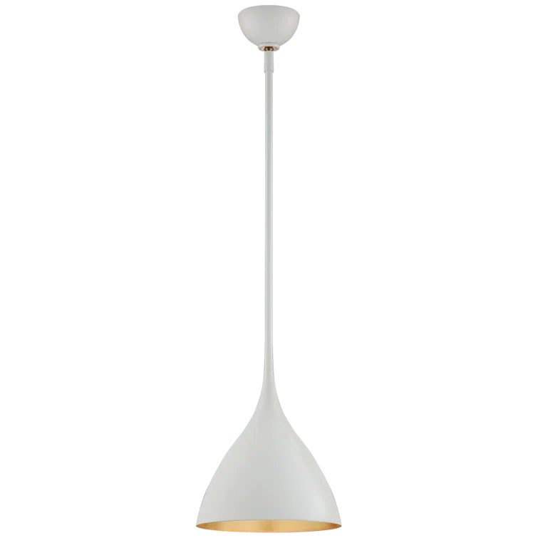 Plaster White Agnes 13.5" Indoor/Outdoor Pendant Light