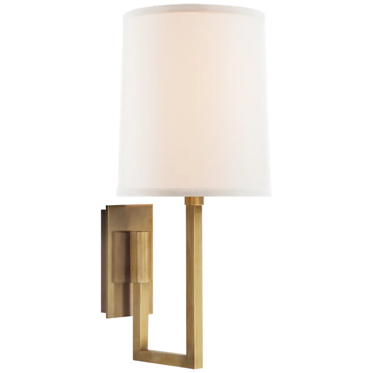 14.5" Brass Bronze Dimmable Direct Wired Wall Sconce