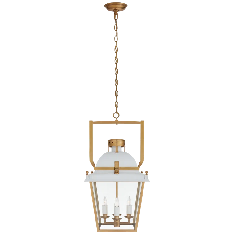 Coventry Matte White 27'' Industrial Farmhouse Pendant Light