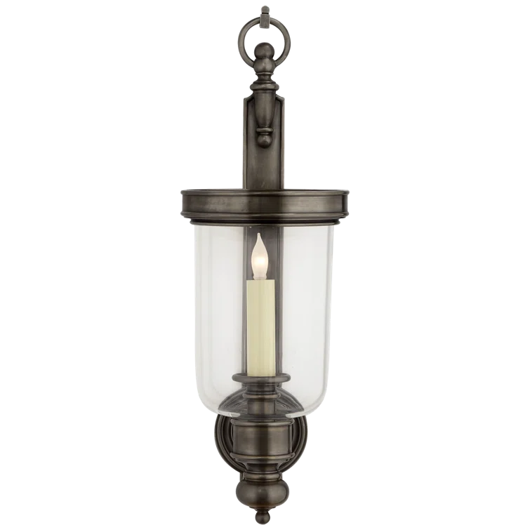Black Bronze Jelly Jar Dimmable Wall Sconce
