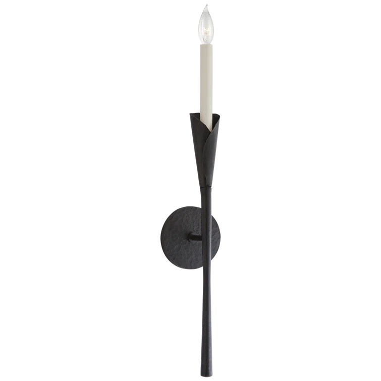 Black Nickel Dimmable Direct Wired Electric Sconce