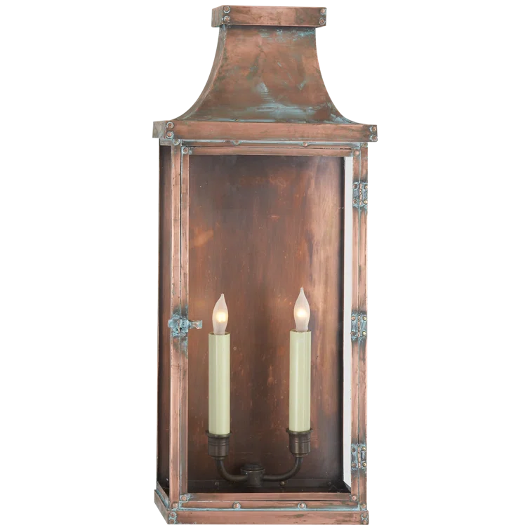 Classic Glow 24" Copper Brown Dimmable Outdoor Lantern