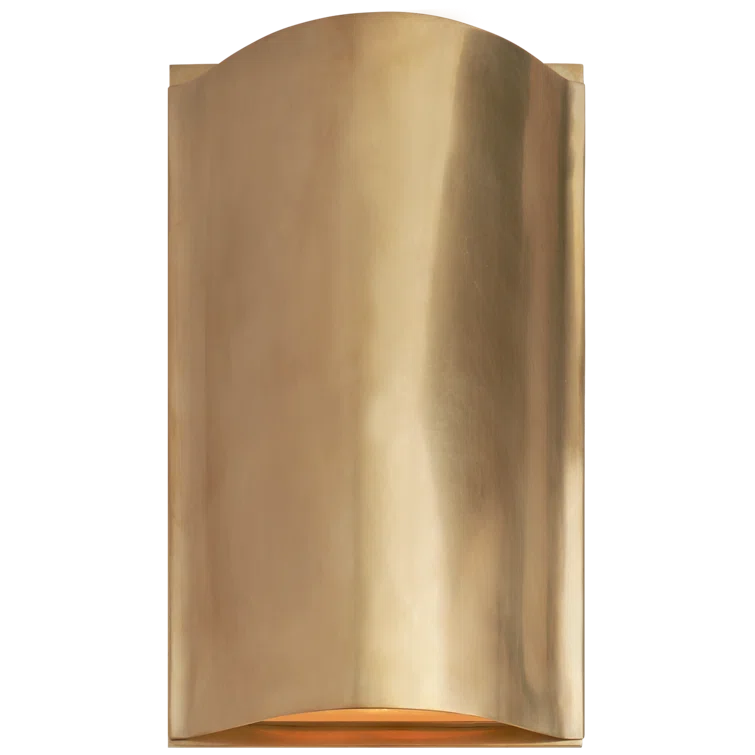 Avant Antique-Burnished Brass 11.5" LED Flush Mounted Sconce