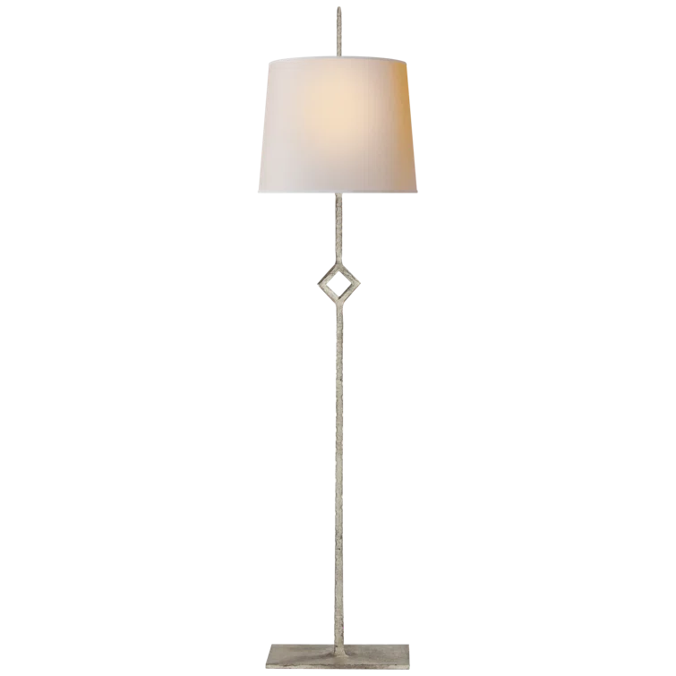 Edison Gilded Iron Buffet Table Lamp with Paper Shade