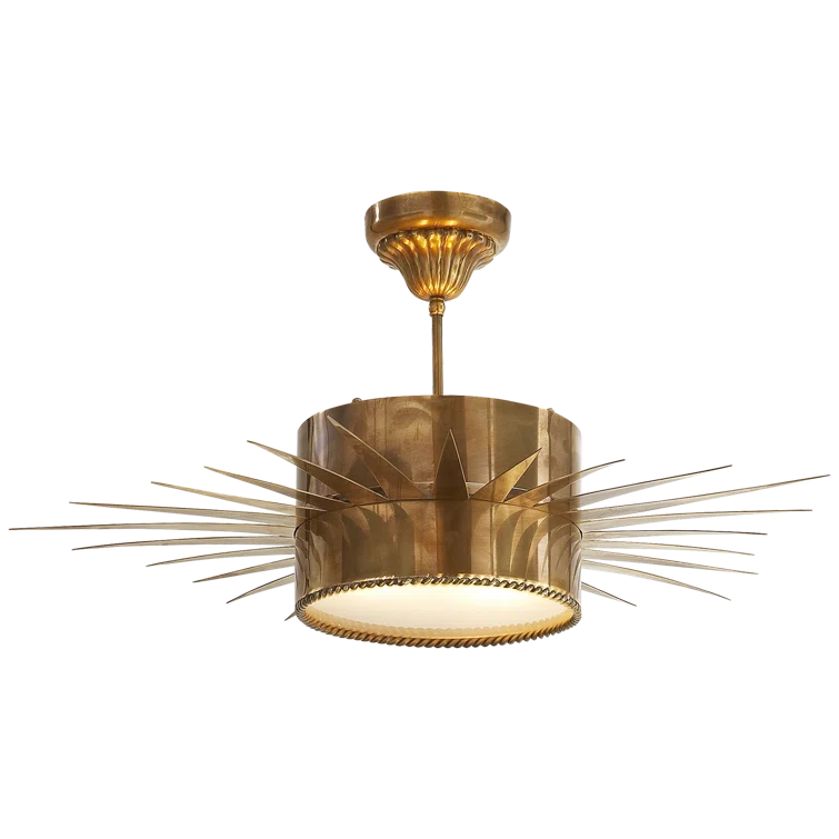 Soleil Semi Flush Ceiling Light