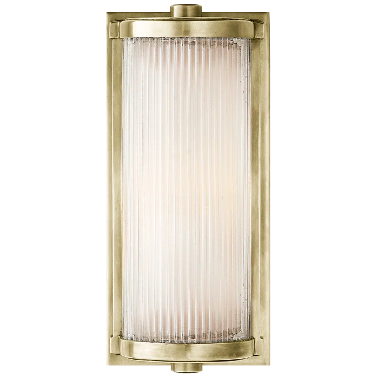 Antique Nickel 10.75'' Outdoor Dimmable Direct Wired Sconce