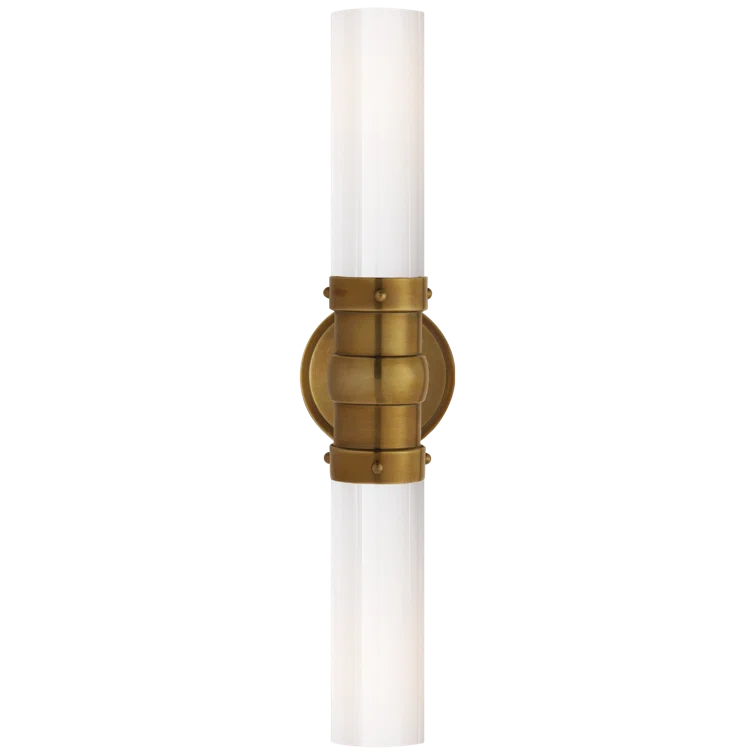 Hand-Rubbed Antique Brass Outdoor Dimmable Sconce