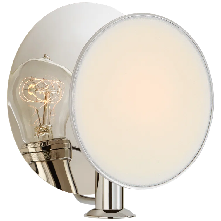 Osiris 10'' Polished Nickel Dimmable Wall Sconce, Energy Star