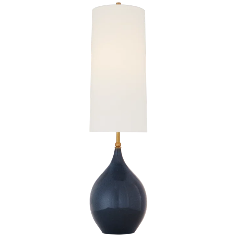 Loren Large Ceramic Table Lamp in Mixed Blue and Brown
