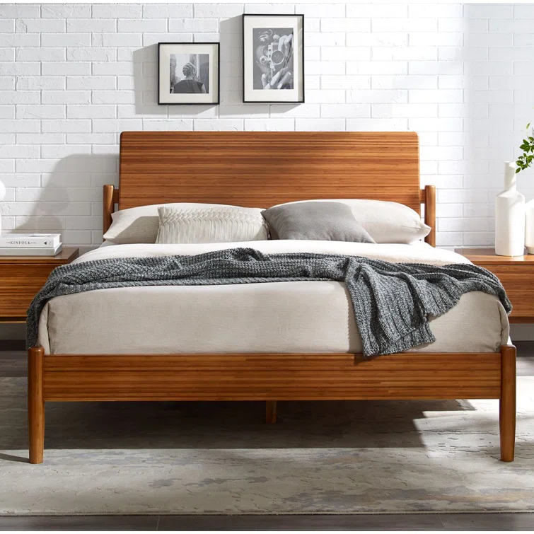 Greenington Monterey Queen Platform Bed, Amber