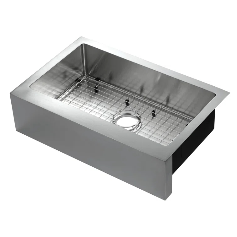 CMI 482-6767 Lapeer 31'' L Farmhouse / Apron Single Bowl Stainless Steel Kitchen Sink