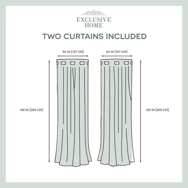 Cabana Solid Heavyweight Indoor Outdoor Curtains