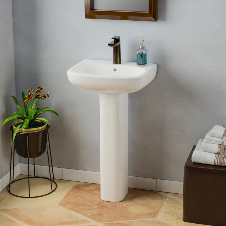 Barclay 3-2021WH Barclay Tonique White Bathroom Sink