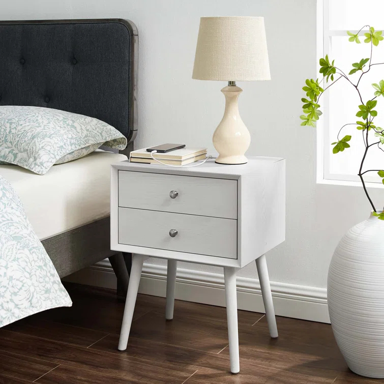 Modway Ember Wood Mid-century Modern Nightstand