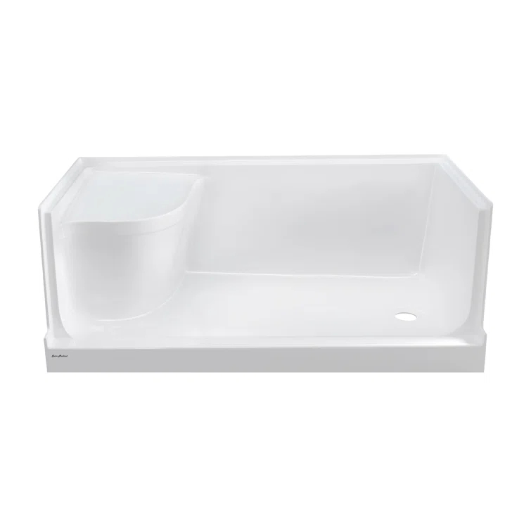 Aquatique 60" x 32" Single Threshold Shower Base