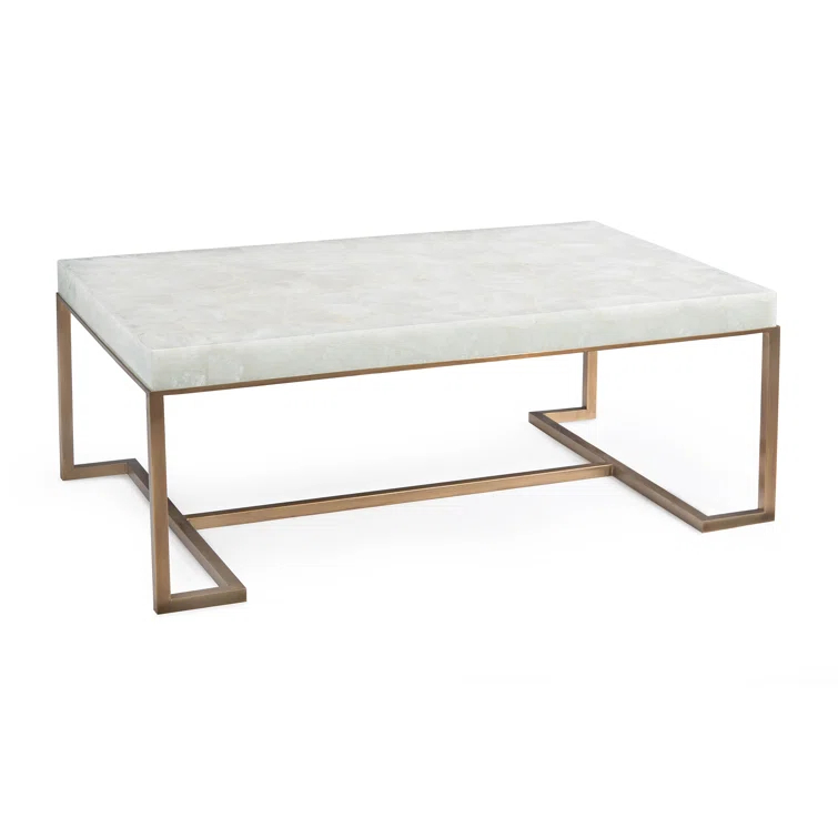 John-Richard Calcite Stone Top Coffee Table