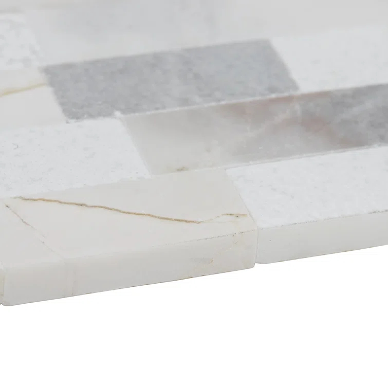 Minute Mosaix Marble Linear Mosaic Wall Tile