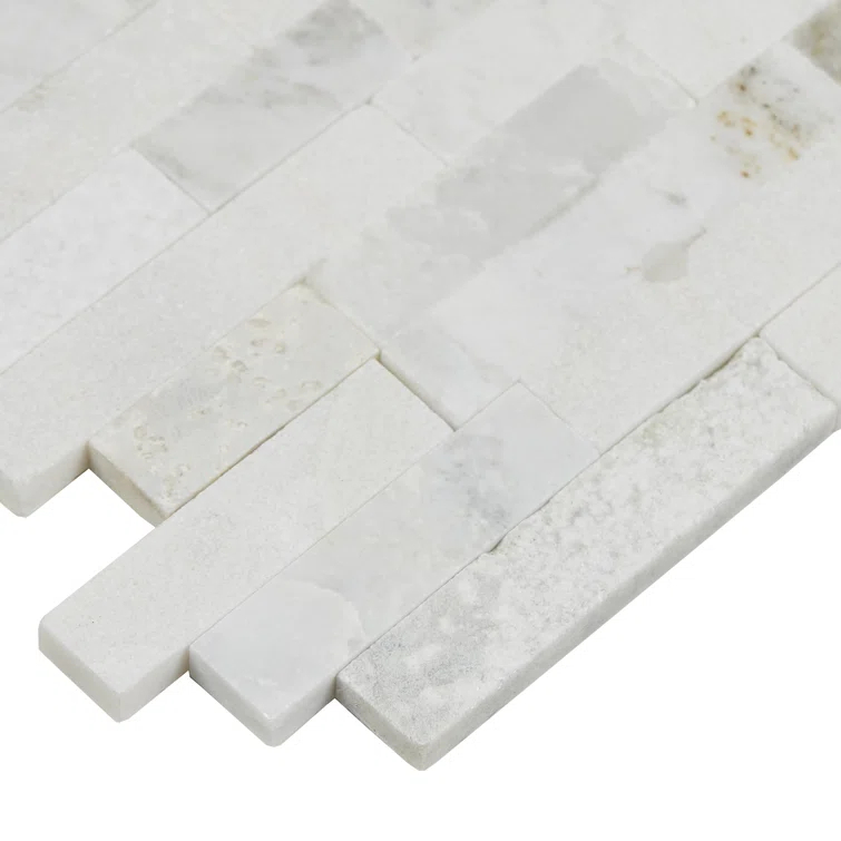 Minute Mosaix Natural Stone Herringbone Mosaic Sheet Floor &Wall Tile