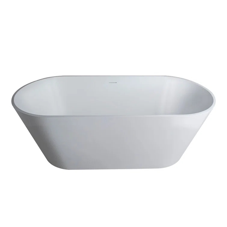 68 " x 31 " Freestanding Soaking Acrylic Bathtub