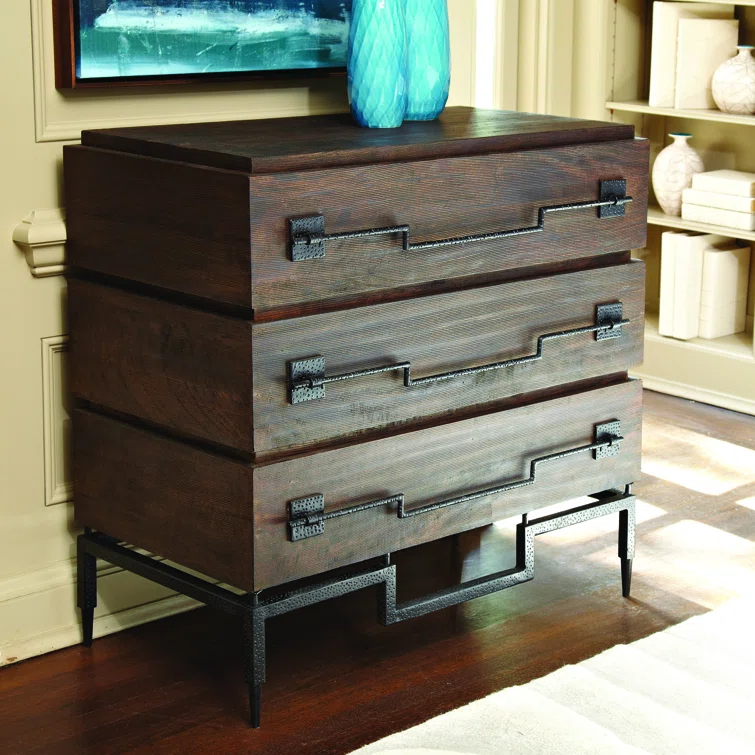 Global Views Scratch Three-Drawer Chest