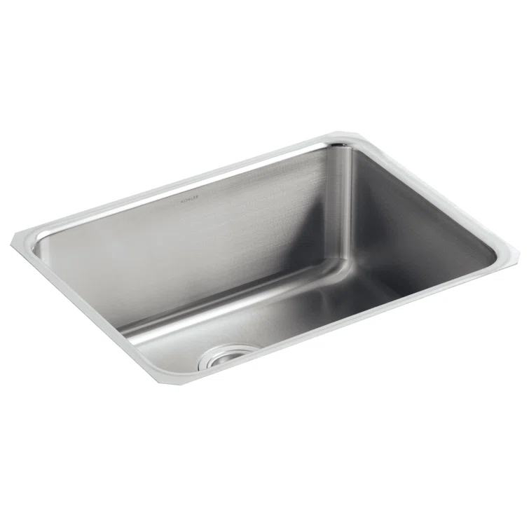 Undertone® 23" L x 17-1/2" W x 9-13/16" Medium Squared Under-Mount Single-Bowl Kitchen Sink