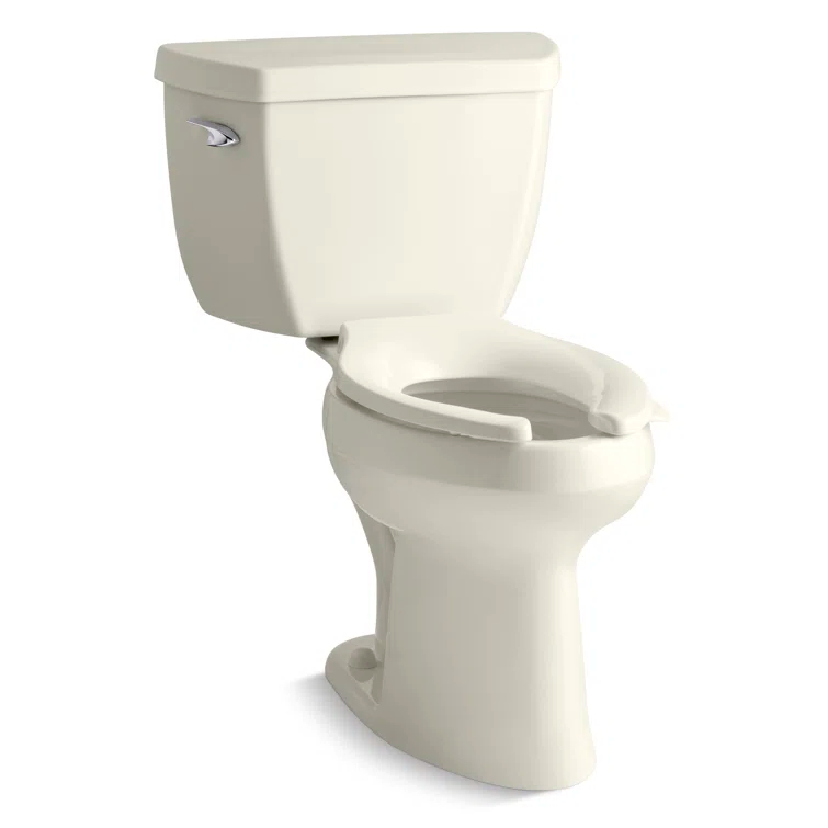 Highline Two-Piece Elongated 1.6 GPF Toilet with Pressure Lite Flush and Left-Hand Trip Lever