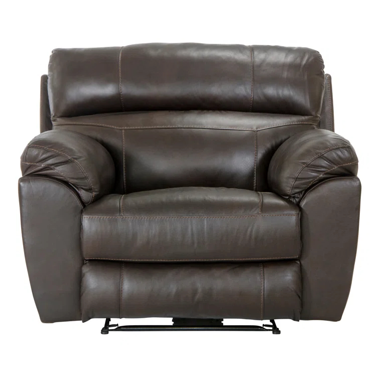 Alonii 45" Wide Leather Match Standard Recliner