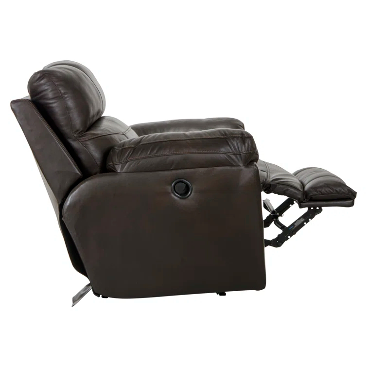 Alonii 45" Wide Leather Match Standard Recliner