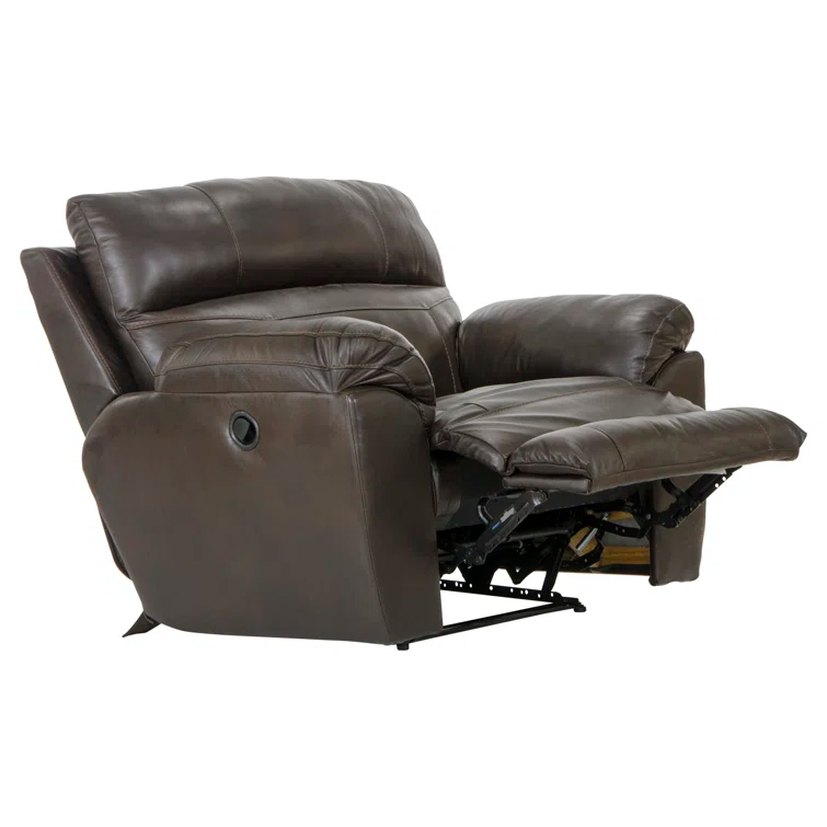 Alonii 45" Wide Leather Match Standard Recliner
