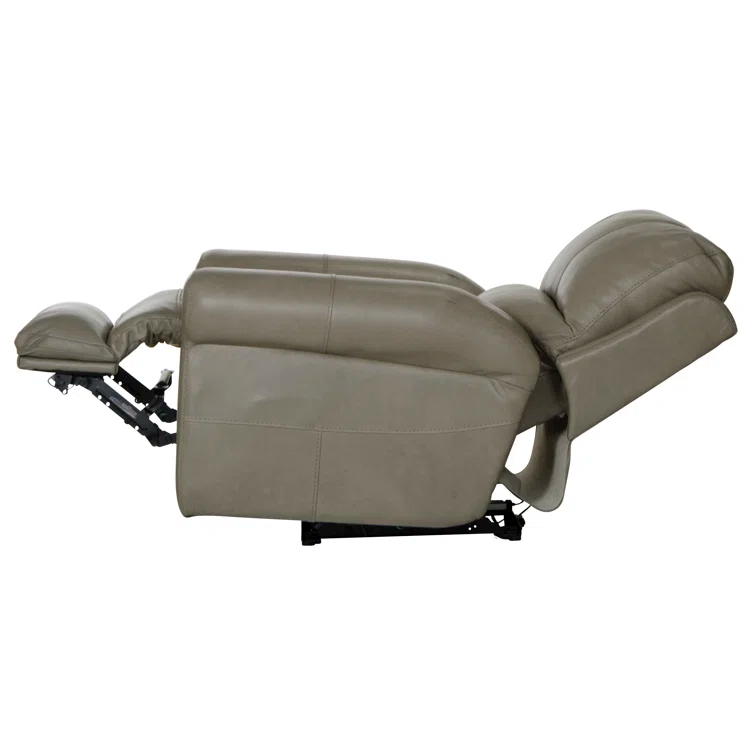Nicey Italian Leather Match Power Recliner