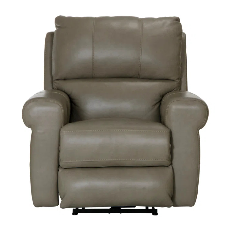 Nicey Italian Leather Match Power Recliner